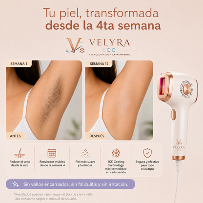 Depiladora velyra ice