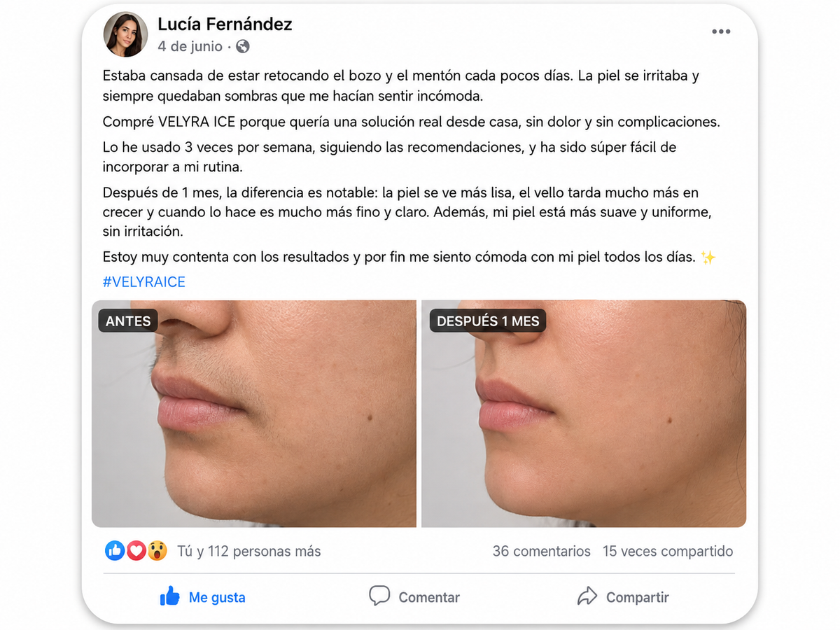 Resultado de una clienta